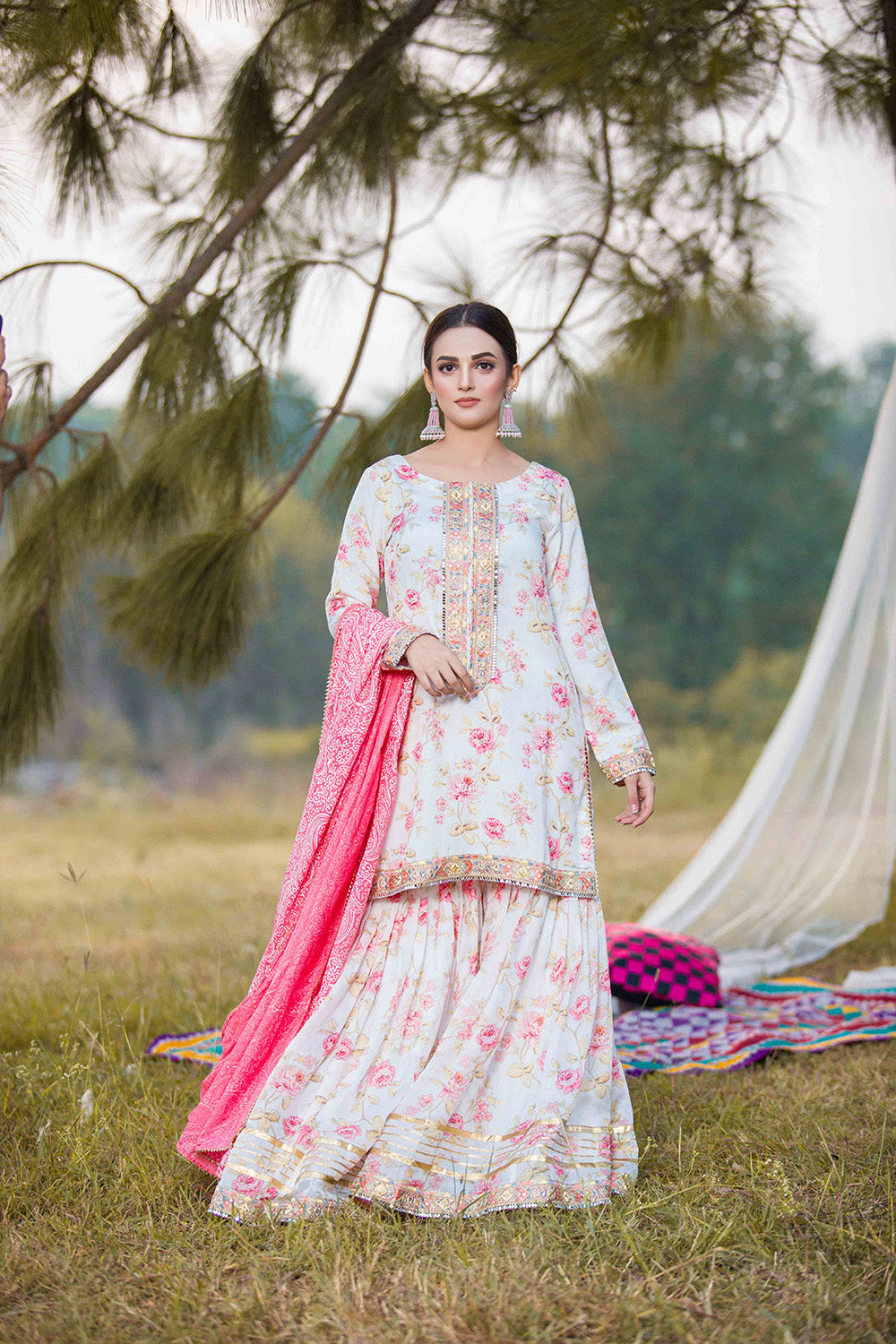 Zeenat - 3 Piece Semi Formal outfit