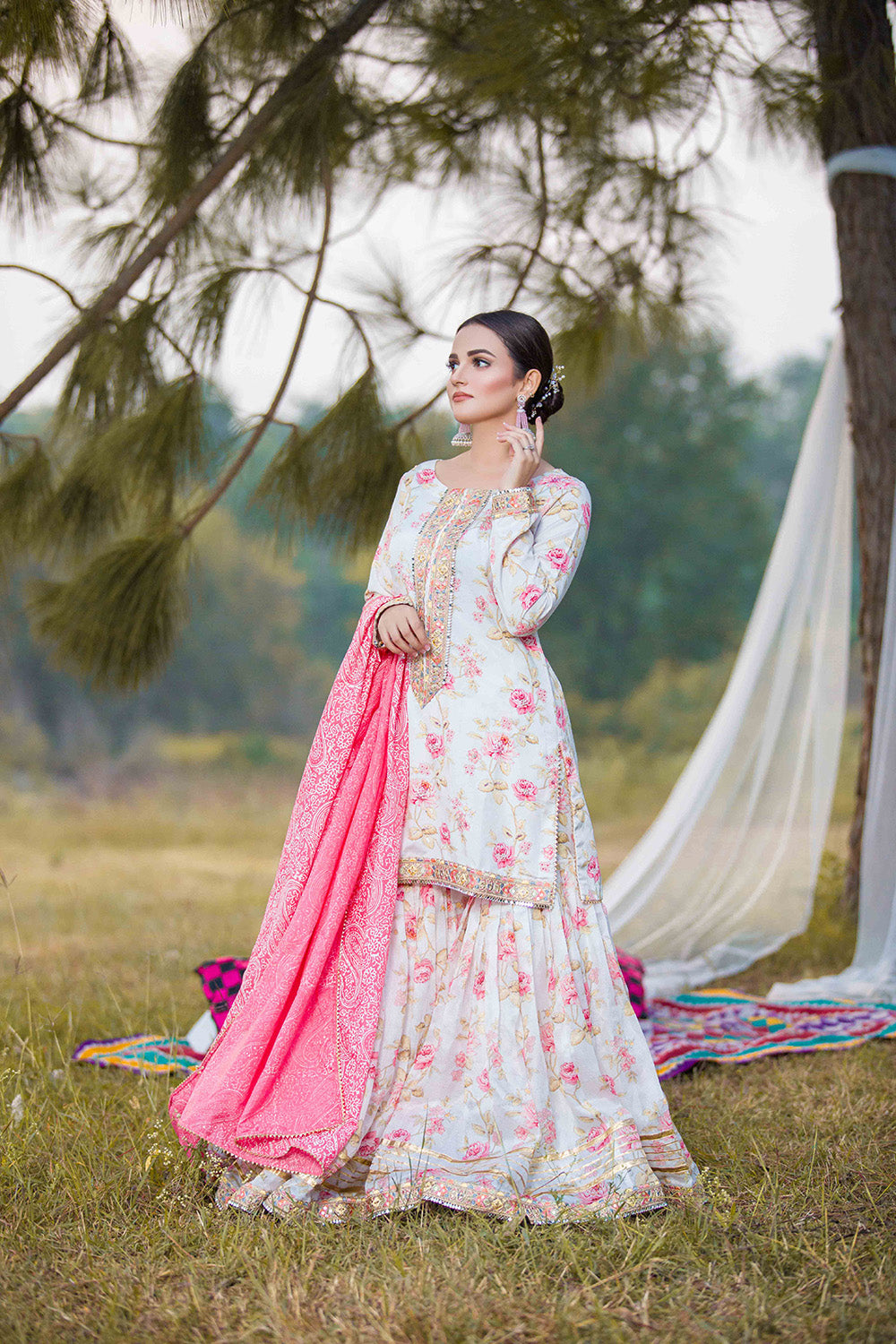 Zeenat - 3 Piece Semi Formal outfit